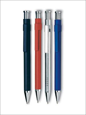 Button Press Ball Pens - Plastic & Metal, 140-150 mm, Blue/Black/Red Ink, 0.7 mm Tip | Smooth Writing, Durable Design, Comfortable Grip