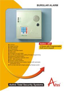 Active 207 alarm security systems