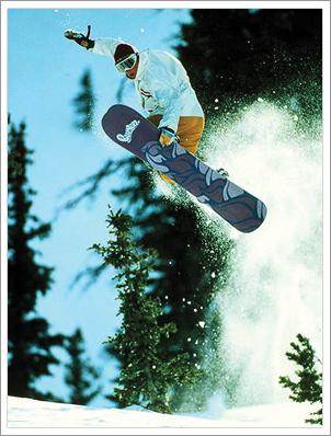 Snow boarder