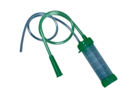 Infant Mucus Extractor - Pvc, Manual Operation, Green Color | Lightweight, Portable, Safe For Babies, Negligible Maintenance, Real-time Operation