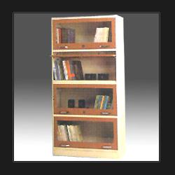 Book Case - Wood and Glass, 72x36x12 Inches, Brown | Spacious Storage, Modern Design, Easy Assembly, 2 Compartments, 4 Shelves