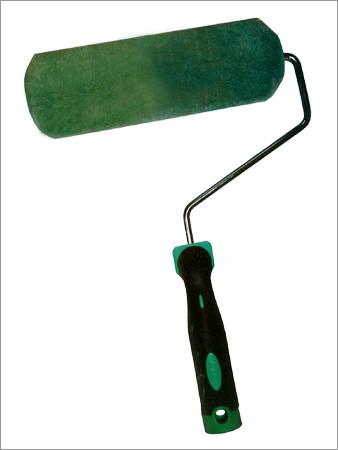 Cage Type Green Polyester - 9 Inch Roller, 1.5 Inch Core Diameter, Steel Frame, Plastic Handle, 3/8 Inch Pile Height, Smooth Finish, Even Coating, Durable Core, Easy Cleaning, Long Lasting