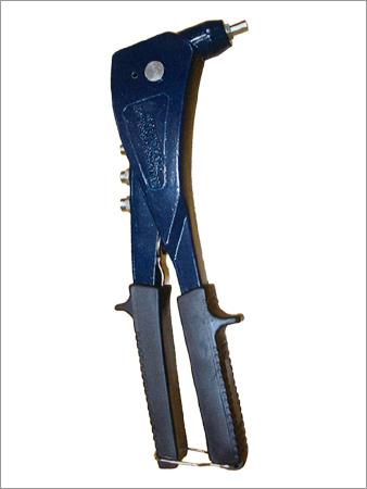 Eclipse Spiralux - Steel Alloy, 10 Inches, Blue | Durable Build, Ergonomic Rubber Grip, Rotating Head, Multi-Size Rivets