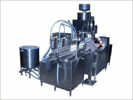 Fully Auto Bottle Filling and Crown Capping Machine
