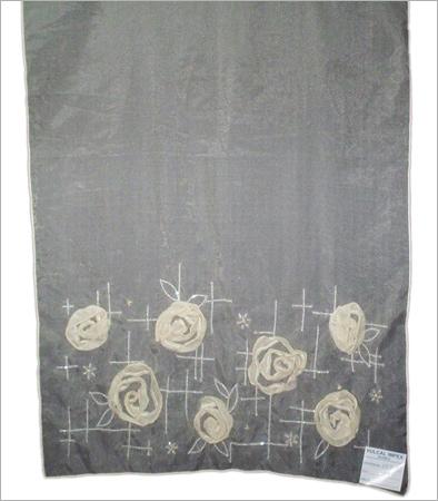 100% Viscose Scarf with Hand Embroidery