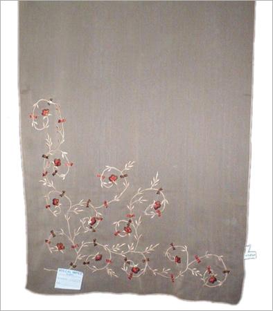 100% Viscose Scarf with Embroidery