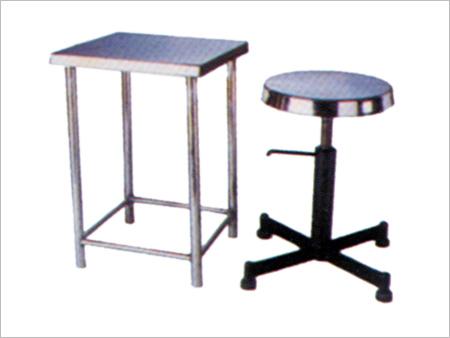 Table & Stool (Revolving)