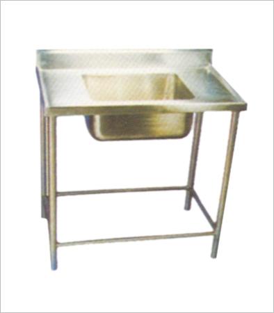 Washing Sink - Stainless Steel, Variable Dimensions, 150-250mm Deep Bowl | Durable, Easy Cleaning, Space Saving, Single Piece, Freestanding