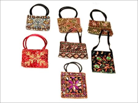 Hand Bag - Fabric, Small, Multicolored | Stylish Design, Durable, Lightweight, Compact With Top Handle