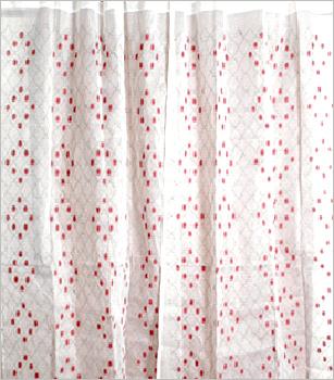 Curtain - Cotton Blend, 50x84 Inches, Pink | Light Filtering, Privacy, Decorative, Easy Install, Washable
