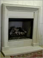 marble fireplace