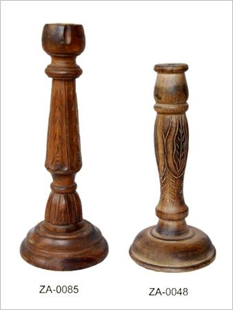 Wooden Candle Stands