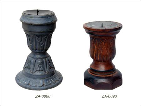 Wooden Candle Holders