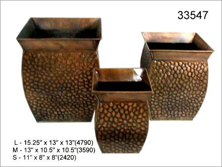 Steel Planter 3 Pcs Set