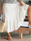 Cotton Crinkle Skirt