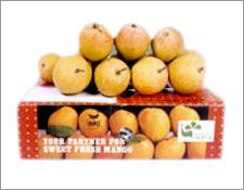 Grade "C" - 200 gms Each Mango, Yellow, Sweet Taste, Ripe, Ready to Eat, Carton Pack, 12 Pieces
