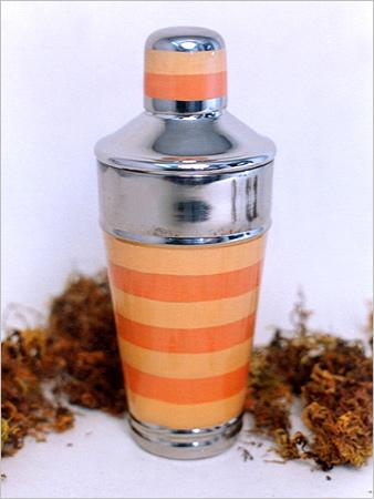 Cocktail Shaker - Stainless Steel, 16oz, Orange | Easy Mixing, Leakproof Seal, Stylish Durable Design