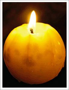 Candles - Beeswax 3x3x3 Inches | Relaxing Ambiance Aromatic Honey Scent Cotton Wick Eco-Friendly Wax