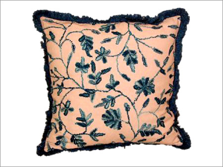 Embroidered Loop Cushion