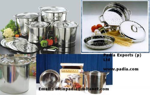 Stainless Steel Stock Pot , Steamer