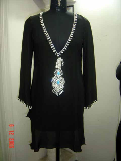 Full Sleeve Long Kurta With Antique Work