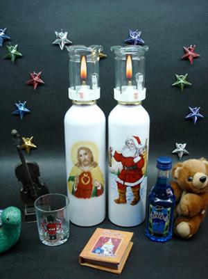 80 grams. automatic candles with the festivity of Christmas ideal for gifting