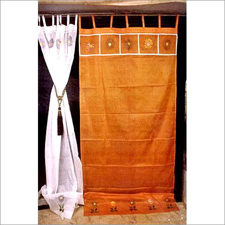 Chicken Embroidery Curtain