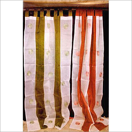 Patch Embroidery Curtain