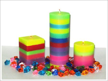 Rainbow Candles