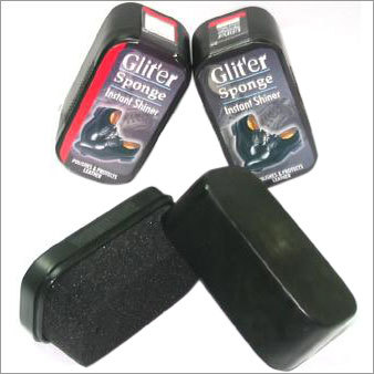 Instant Sponge Shoe Shiner - Sponge, 6x4x2 cm, Black | Easy Shine, Quick Use, Portable Size, Durable Sponge