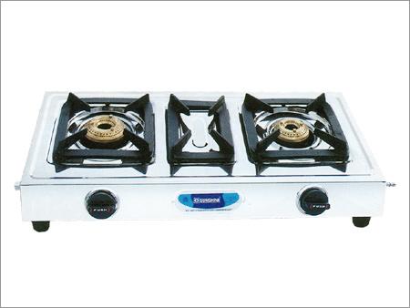 Double Burner Stainless Steel (Dip Tray)