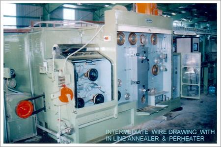 Intermediate Wire Drawing with Inline annealer & Perheater