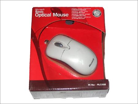 Optical Mouse - ABS Plastic, 100x60x40 mm, White | 3 Buttons, 800 DPI, USB Wired, Ergonomic Design