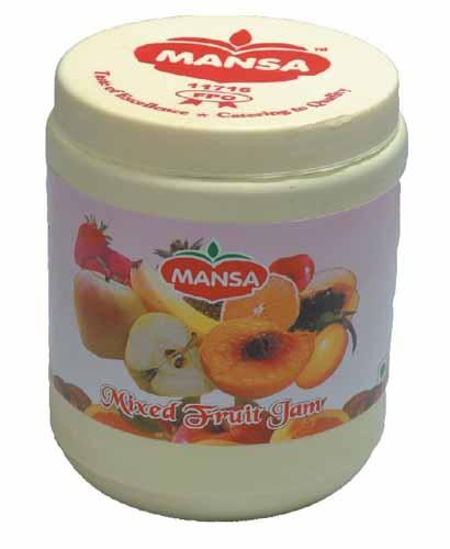 Fruit Jams Packed in Plastic Jars