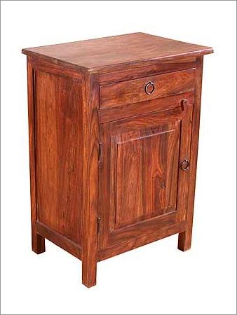 Side Table with shelfs