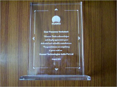 Laser Engraved Acrylic Momento