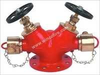 Fire Fighting Double Headed Hydrant Valve