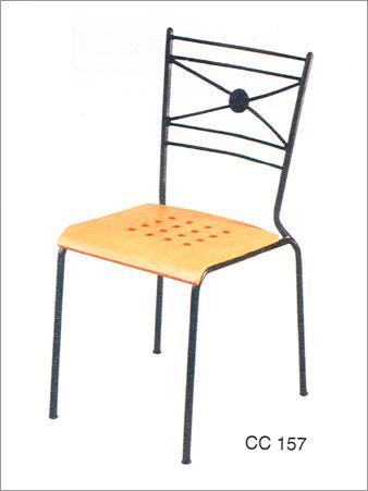 Wooden Base Chair / Cafe Chair
