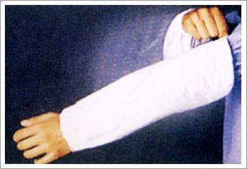 White Disposable Arm Sleeves