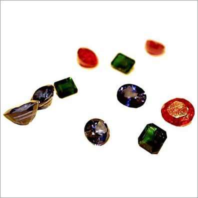 Ruby-old burma and emerald deep green