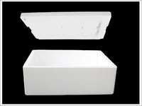 Thermocol Fish Box 40 Litrs - Color: White