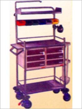 Crash Cart Trolley Stainless Steel