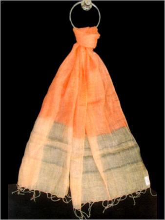 Silk Mixed / Non Silk Designer Stole - Linen