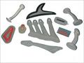 Shoe Components - Polyurethane, Multiple Shapes, Grey | Durable, Lightweight, Easy Assembly, Customizable