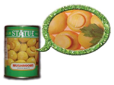 Canned Button Mushroom