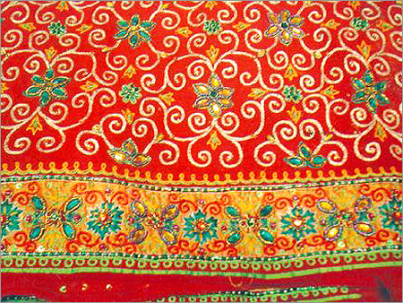 Embroidered Saree