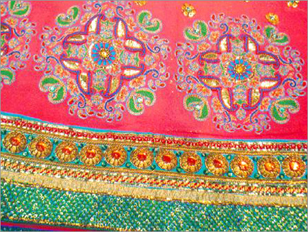 Embroidered Saree