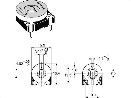 Skitse-potentio meter