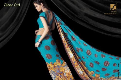 Printed Party Wear Sarees