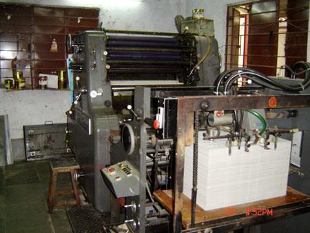 Single Colour Printing Machine